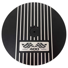 Load image into Gallery viewer, Small Block Chevy 400 Flag Logo 14&quot; Air Cleaner Kit - Black