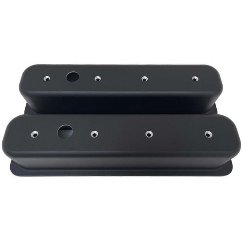 Small Block Chevy Tall Center Bolt Valve covers - Custom - Black