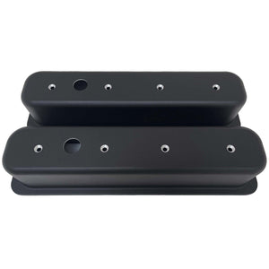 Small Block Chevy Tall Center Bolt Valve covers - Custom - Black