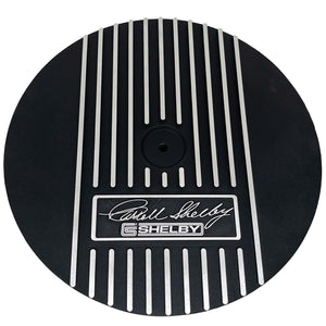 CS Shelby Logo & Signature 13" Round Air Cleaner Kit - Black