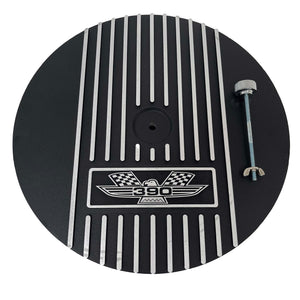 Ford FE 390 American Eagle 13" Round Air Cleaner Kit, Style 2 - Black