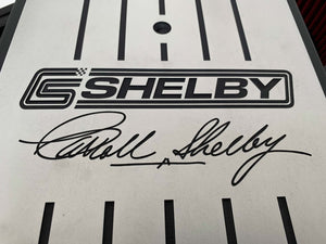 Carroll Shelby Signature - 15" Oval Air Cleaner Kit - Style 2 - Silver