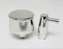 Load image into Gallery viewer, Polished Billet Aluminum Breather and PCV Breather Set - Customizable