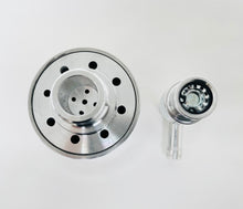 Load image into Gallery viewer, Polished Billet Aluminum Breather and PCV Breather Set - Customizable