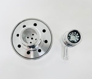 Polished Billet Aluminum Breather and PCV Breather Set - Customizable