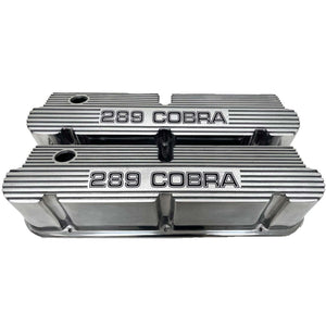 Ford Small Block Pentroof 289 Cobra Tall Valve Covers - Polished