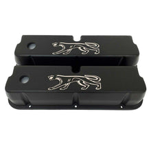 Load image into Gallery viewer, Ford 289, 302, 351 Windsor Cougar Valve Covers - Black