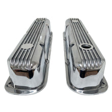 Load image into Gallery viewer, Mopar Performance 273, 318, 340, 360 Cal Custom Finned Valve Covers - Polished