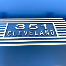 Load image into Gallery viewer, Ford 351 Cleveland Valve Covers - Blue (Die-Cast Logo)