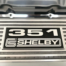 Load image into Gallery viewer, Ford 351 Cleveland Shelby Logo Valve Covers - Style 2 - Polished