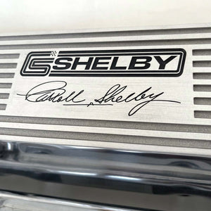 Carroll Shelby Signature 351 Cleveland Valve Covers, Style 1 - Polished