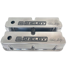 Load image into Gallery viewer, Carroll Shelby Signature Ford 289, 302, 351 Windsor Valve Covers - Polished