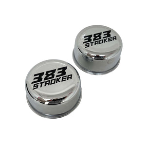 383 Stroker Chrome Breathers and Grommets Set