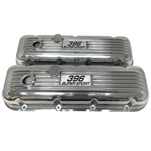 Load image into Gallery viewer, Big Block Chevy 396 Super Sport Polished Valve Covers, Classic Finned