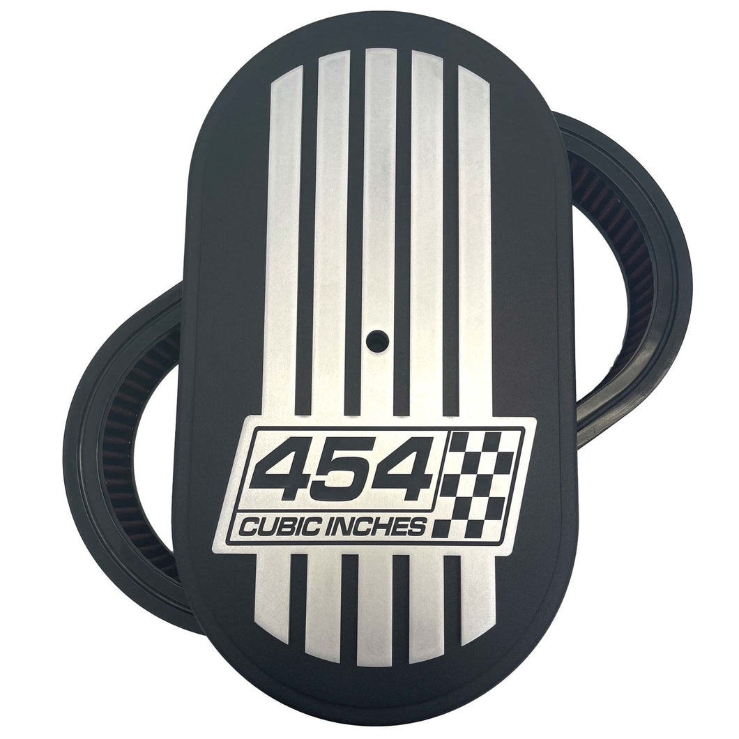 454 Cubic Inches, Raised Billet Top Logo 15