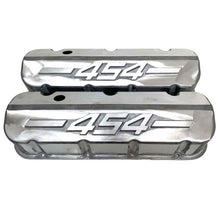 Load image into Gallery viewer, Chevy 454 - RAISED LOGO - Big Block Valve Covers Tall - Unfinished