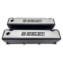 Load image into Gallery viewer, Big Block Ford 429/460 Black Valve Covers - Custom Shelby Billet Top