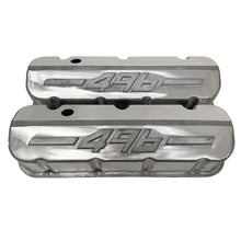 Load image into Gallery viewer, Chevy 496 - RAISED LOGO - Big Block Valve Covers Tall - Unfinished