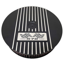 Load image into Gallery viewer, Big Block Chevy 572 Flag Logo - 13&quot; Round Air Cleaner Kit - Black