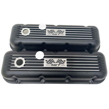 Load image into Gallery viewer, Big Block Chevy 427 Flag Logo, Classic Finned, Black Valve Covers