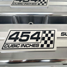 Load image into Gallery viewer, Chevy 454 Super Sport - Big Block Tall Valve Covers - Engraved Raised Billet - Polished