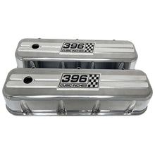 Load image into Gallery viewer, Chevy 396 - Big Block Tall Valve Covers - Raised Billet Top - Polished