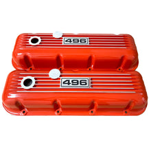 Load image into Gallery viewer, Big Block Chevy 496 Classic Finned, Orange Valve Covers
