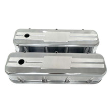 Load image into Gallery viewer, Chevy 502 - Big Block Polished Tall Valve Covers - Engraved Raised Billet - Custom