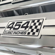Load image into Gallery viewer, Chevy 502 - Big Block Polished Tall Valve Covers - Engraved Raised Billet - Custom
