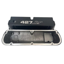 Load image into Gallery viewer, Ford 427 Windsor Mustang Pony Tall Valve Covers - Black