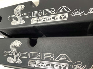 Ford 351W Shelby Cobra Signature Tall Valve Covers - Black
