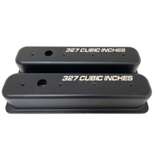 Load image into Gallery viewer, Small Block Chevy Vortec Center Bolt Valve Covers, 327 Cubic Inches - Black