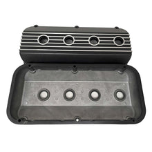 Load image into Gallery viewer, Mopar 392 Hemi Valve Covers Finned - Black