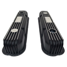 Load image into Gallery viewer, Mopar Performance 273, 318, 340, 360 Custom Valve Covers - Black (Inlay Nameplate)