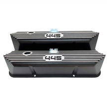 Load image into Gallery viewer, Ford FE 445 Valve Covers Tall Finned - Black