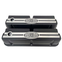 Load image into Gallery viewer, Ford 289 Cubic Inches Windsor Tall Valve Covers With Custom Engraved Billet Top - Black