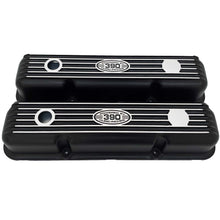 Load image into Gallery viewer, Ford FE 390 Valve Covers Short - POWERED BY 390 - Style 1 - Black