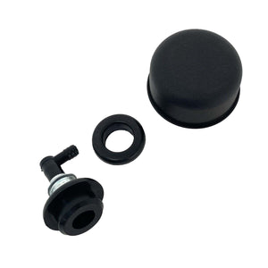 Black Breather and PCV Valve with Grommets - Customizable