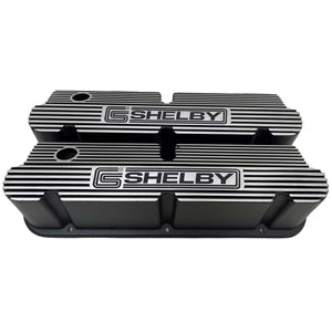 Ford Small Block Pentroof CS Shelby Tall Valve Covers - Black