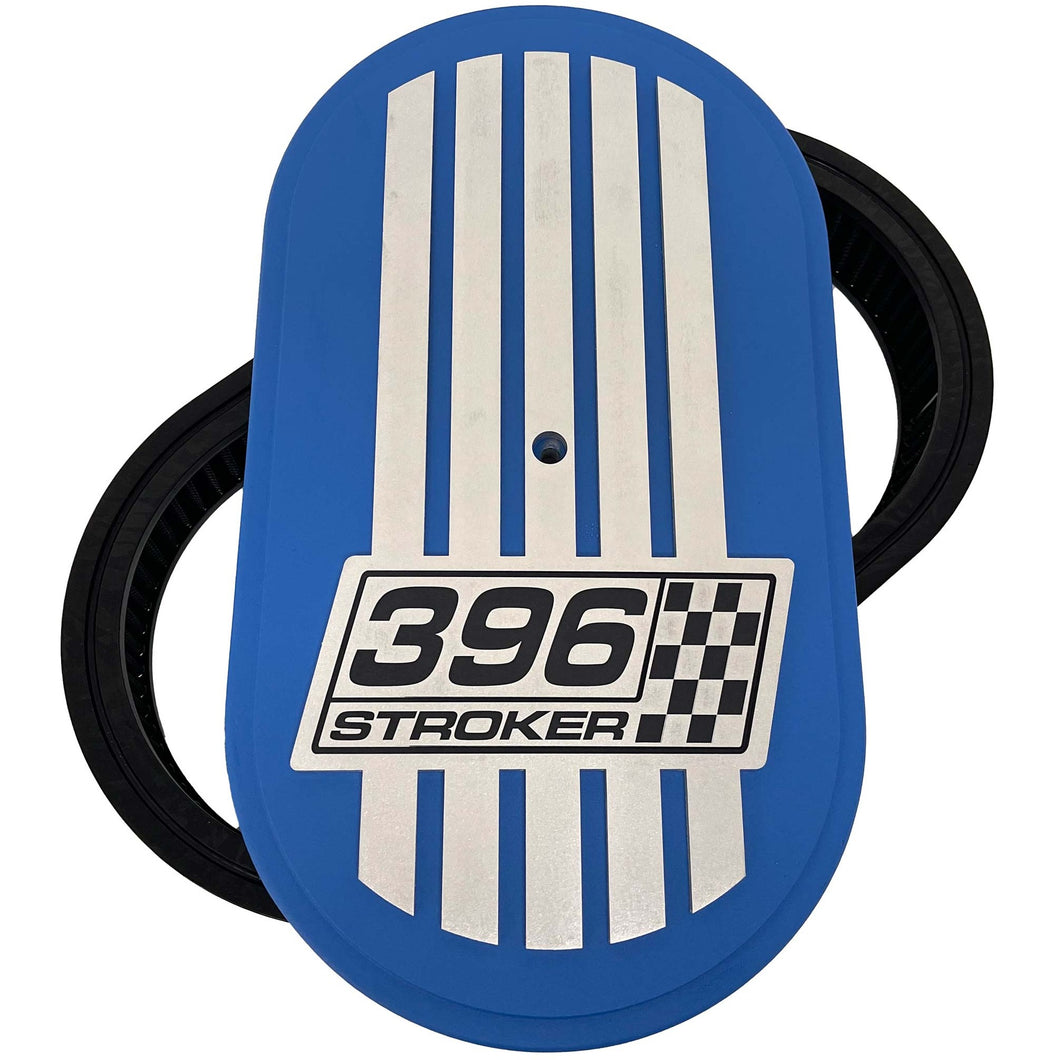 396 Stroker, Custom Raised Billet Top Logo 15