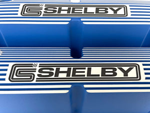 Ford Small Block Pentroof CS Shelby Tall Valve Covers - Blue
