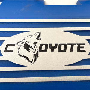 Ford Mustang 5.0L Coyote Custom "Howling Coyote" Coil Covers - Blue