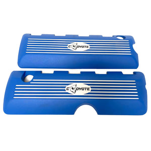 Ford Mustang 5.0L Coyote Custom "Howling Coyote" Coil Covers - Blue