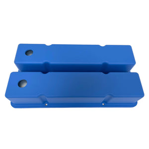 Small Block Chevy Tall Valve Covers - Blue