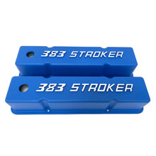 Load image into Gallery viewer, 383 STROKER Small Block Chevy Tall Valve Covers - Blue