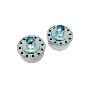 Ford 289 Chrome Breather and Grommet Set