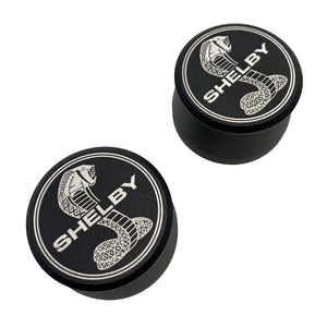Ford Shelby Cobra Billet Aluminum Breather Set - Black