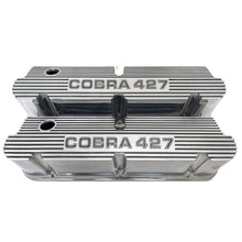 Load image into Gallery viewer, Ford Small Block Pentroof Cobra 427 Tall Valve Covers - Polished