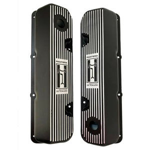De Tomaso Pantera Ford 351 Cleveland Valve Covers (Style 4) - Black