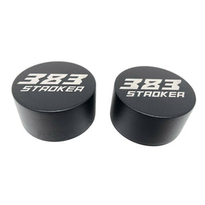 383 Stroker Black Die-Cast Aluminum Breather Set